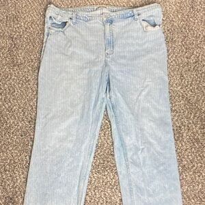 Abercrombie & Fitch High Rise Light Blue Jeans